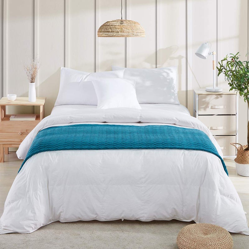 BOURINA Throw Blanket Textured Solid Soft Sofa Throw Bed Runner Couch Cover Knitted Decorative Blanket Bed Runner  50 x90 Inches Teal - Image 2