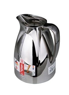 Valk Vacuum Flask with Double Wall Glass (600ml) | Wide Mouth with Anti-Leakage Cap Double Walled Travel Mug | Liter Chrome Color,  04-371  - Image 5