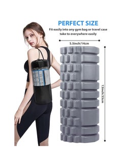 Generic Foam Roller There is Deep Tissue Massager and High Density Exercise Rollers for Physical Therapy，Muscle Recovery,Fitness,Yoga,Pilates, Myofascial Trigger Point Release and Gym Equipment for Home.  - Image 4