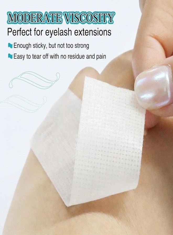LZM Gel Lash Tape for Eyelash Extensions Silicone Gel Eyelash Tape for Lift/Make up, Latex Free for Sensitive Skin Pain-Free Removal Breathable (1in x 4yd, 2Rolls White) - Image 3
