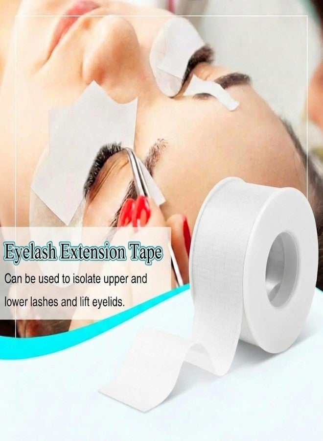 LZM Gel Lash Tape for Eyelash Extensions Silicone Gel Eyelash Tape for Lift/Make up, Latex Free for Sensitive Skin Pain-Free Removal Breathable (1in x 4yd, 2Rolls White) - Image 5