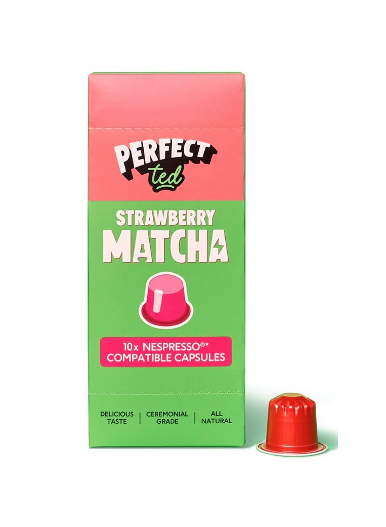PerfectTed كبسولات ماتشا بالفراولة - Image 1