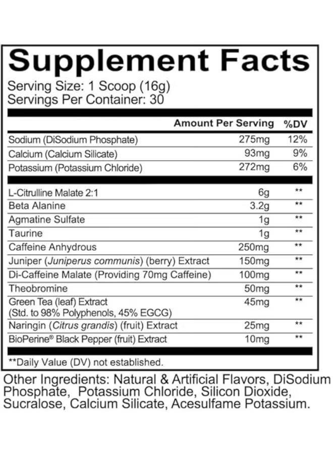 Redcon1 Total War - Pre Workout, 30 Servings (Sour Gummy Bear) - Image 5