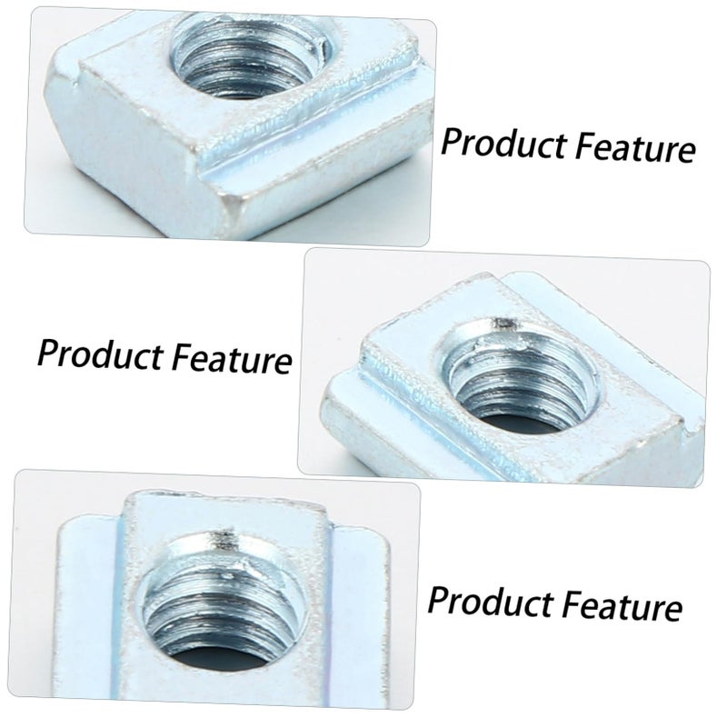 40pcs M5 Thread High Hardness Slot Nuts for Aluminum Profile Industrial Frame Structures - Image 5