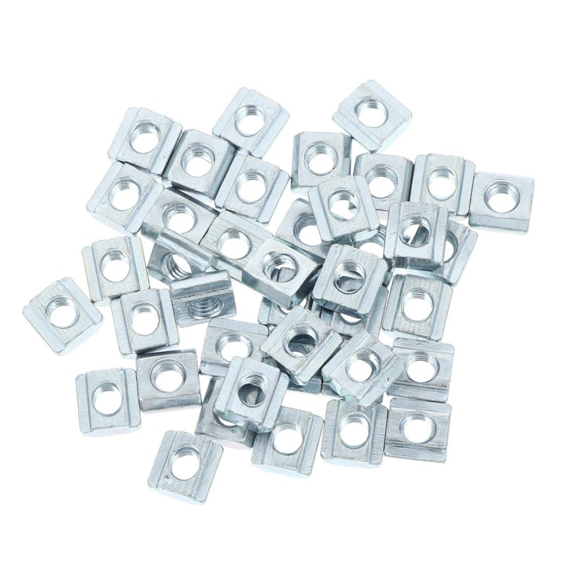 40pcs M5 Thread High Hardness Slot Nuts for Aluminum Profile Industrial Frame Structures - Image 2
