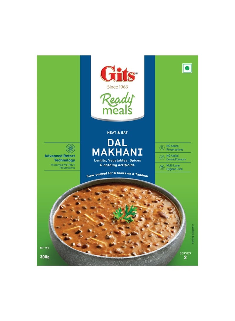 Gits Dal Makhani Ready to Eat, Pure Veg, 900g (Pack of 3 x 300g) - Image 2