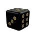 funnysquee 315 Inches Foam Dice Toy A FunFilled Kawaii Dices Educational Toy for Kid Board Game and Learning Session Fortunate Black - Image 2