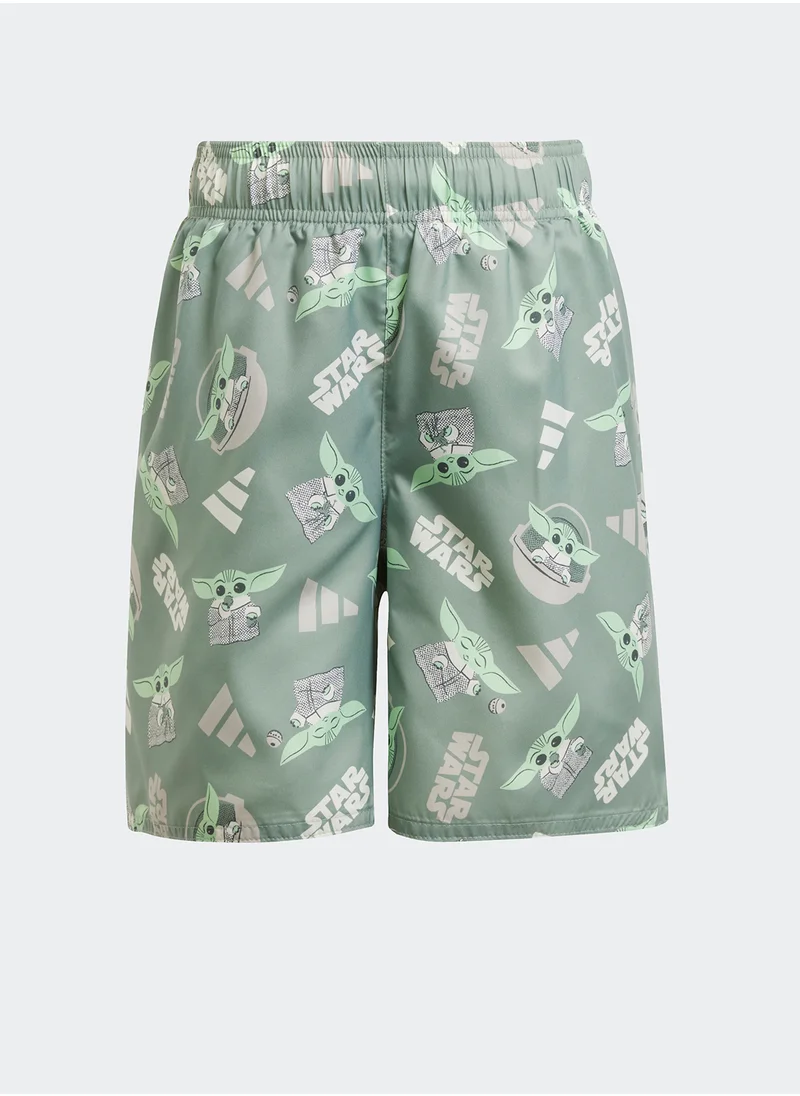 اديداس Kids 5'' Star Wars Mandalorian Swim Shorts