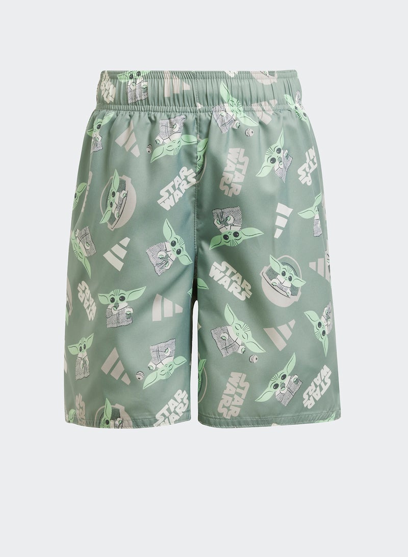 Adidas Kids 5'' Star Wars Mandalorian Swim Shorts  - Image 1