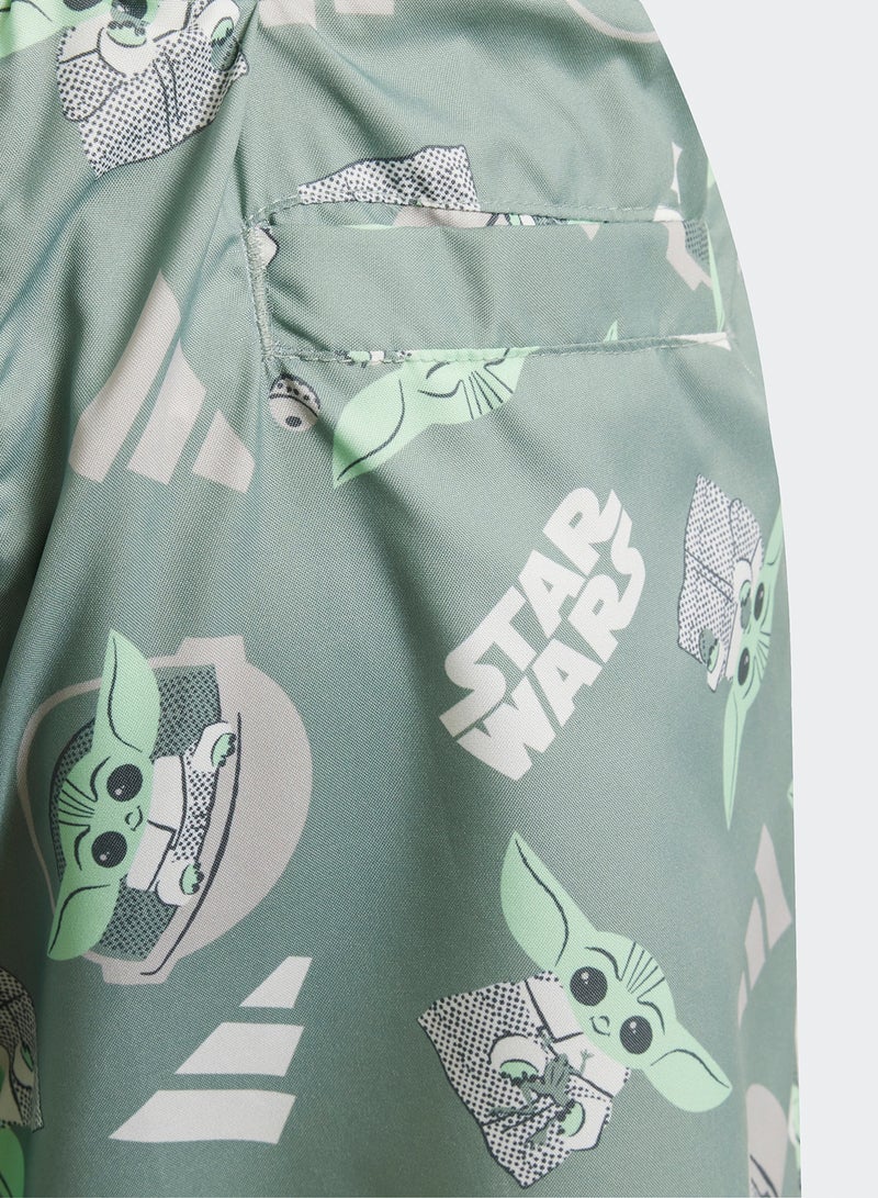 Adidas Kids 5'' Star Wars Mandalorian Swim Shorts  - Image 4