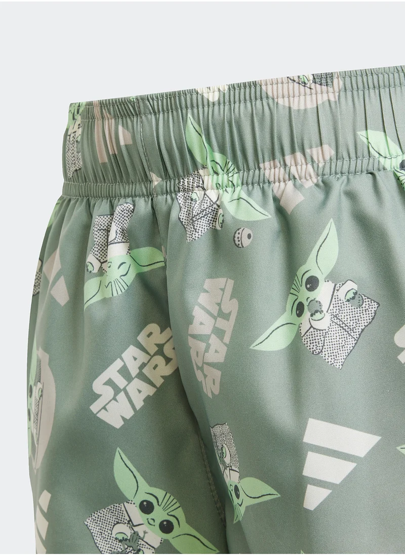 Adidas Kids 5'' Star Wars Mandalorian Swim Shorts