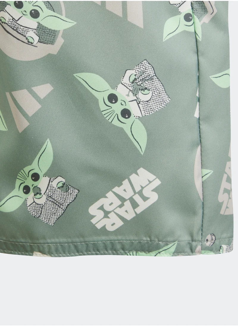 Adidas Kids 5'' Star Wars Mandalorian Swim Shorts