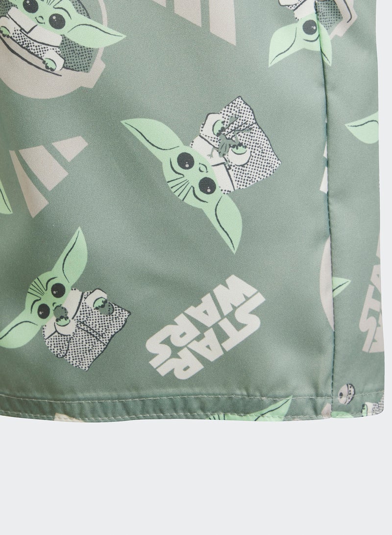 Adidas Kids 5'' Star Wars Mandalorian Swim Shorts  - Image 5