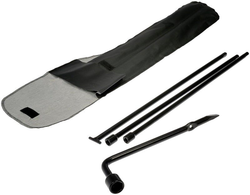 دورمان 926781 مقبض رافعة الإطار الاحتياطي ومفتاح صمولة العجلة متوافق مع بعض طرازات إنفينيتي ونيسان