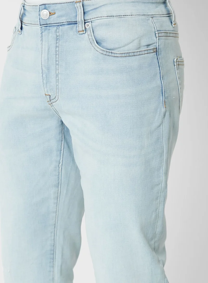 Only & Sons Slim Fit Mid Wash Jeans