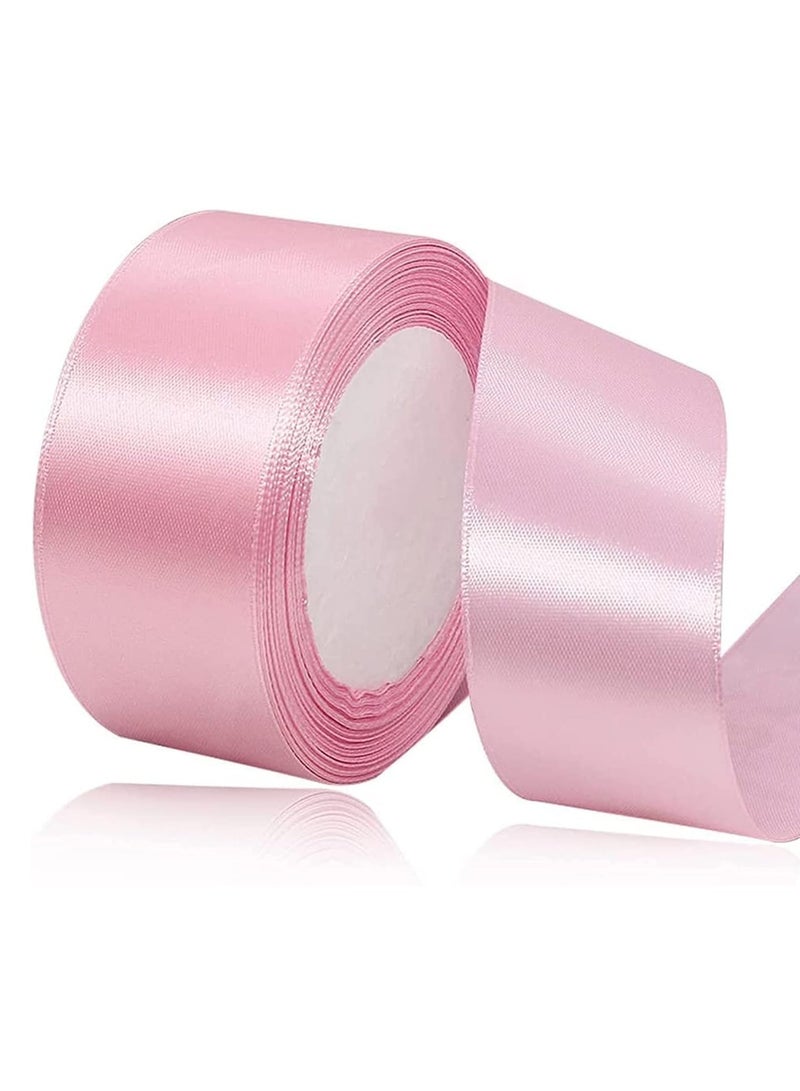 Generic Vanilla Satin Ribbon, 38mm x 25yd Fabric Polyester Ribbon for Gift Wrapping, Party Favors, Wedding Decorations, Bow Making, Bouquets, Sewing Projects & Craft Supplies  - Image 1