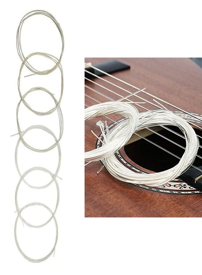 TUOREN 2 Sets of 6 String Guitar Strings Replacement Parts, Nylon String for Classical Guitar Include 3 Clear Nylon and 3 Nylon Core Alloy Winding - Image 3