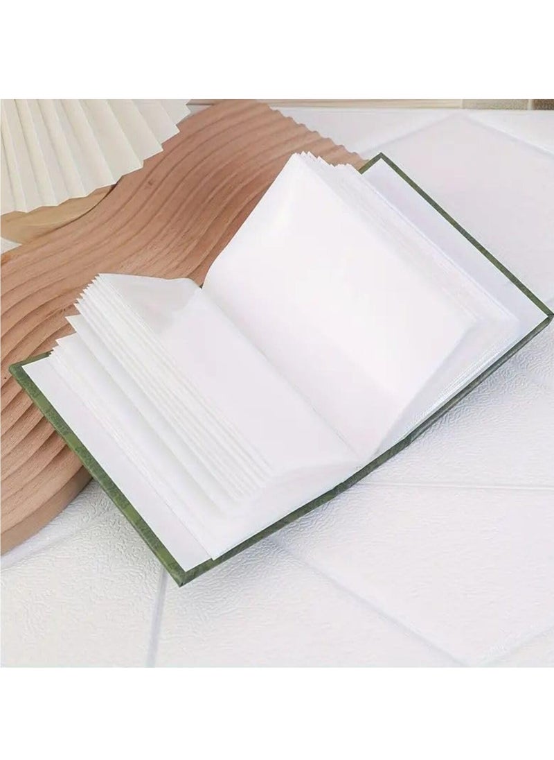 KCDMBUE Photo Album Book for 10 x 15 cm Photos, Holds 100 Pictures, Textured Decorative Cover, Keepsake Memory Album for Photo Collection, Travel, Family, Wedding & Baby Moments (Style 2)  - Image 3