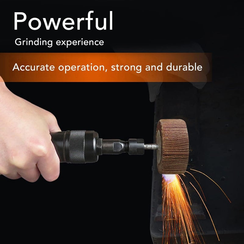 Pneumatic Die Grinder Tool, High Speed Air Powered Grinder, Alloy Steel Construction with 6mm Collet Size, 24000RPM No Load Speed for Metal Trimming, Wood Components, Rubber Tires (EU Style) - Image 3