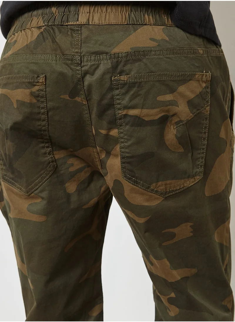 JACK & JONES Vegs Camo Print Sweatpants