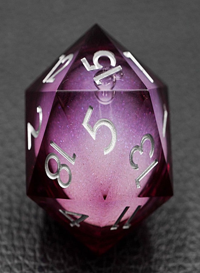 Maywin Dungeons and Dragons DND Dice D20, Liquid Core Dice Set D&D 33MM Oversized D20 Single Sharp Edge Resin dice with Gift Case, Polyhedral Dice for Role Playing Game - Image 4