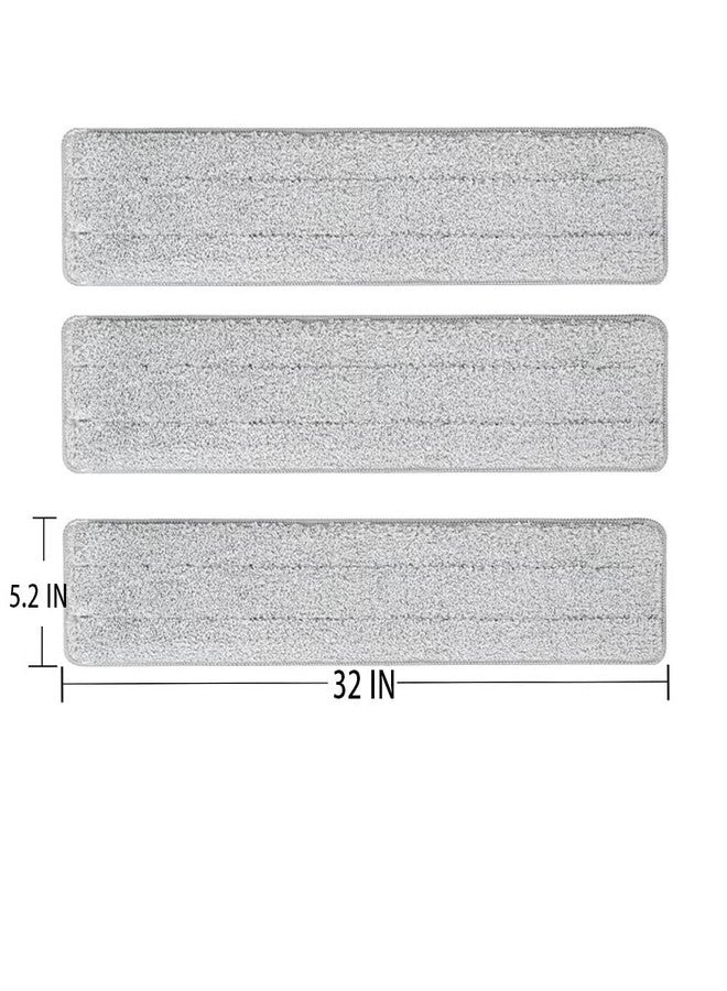 SUNKI Microfiber Mop Pads 32-inch Replacement 6 Pack Reusable Wet & Dry Refill as Well as 36-inch Wet-use mops. - Image 3