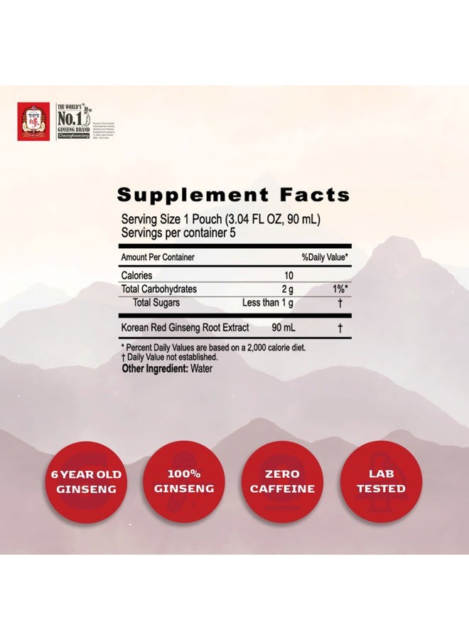 CheongKwanJang Korean Red Ginseng Pure Extract Cut | Korean Red Ginseng, Red Ginseng, Korean Ginseng, Ginseng Extract | Immune System Support Supplement Booster for Man & Woman | 30 Count - Image 5