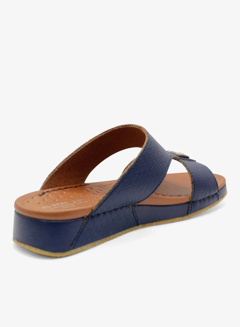 Al Baaz Navy Al Baaz Navy Arabic Sandals for Men - Traditional Leather Men Sandals for Men | Best Price UAE