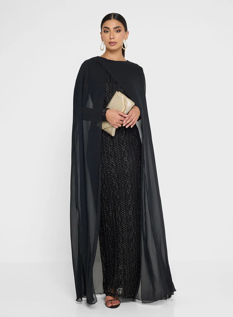 جولدن ابل Wrap Detailed Maxi Dress
