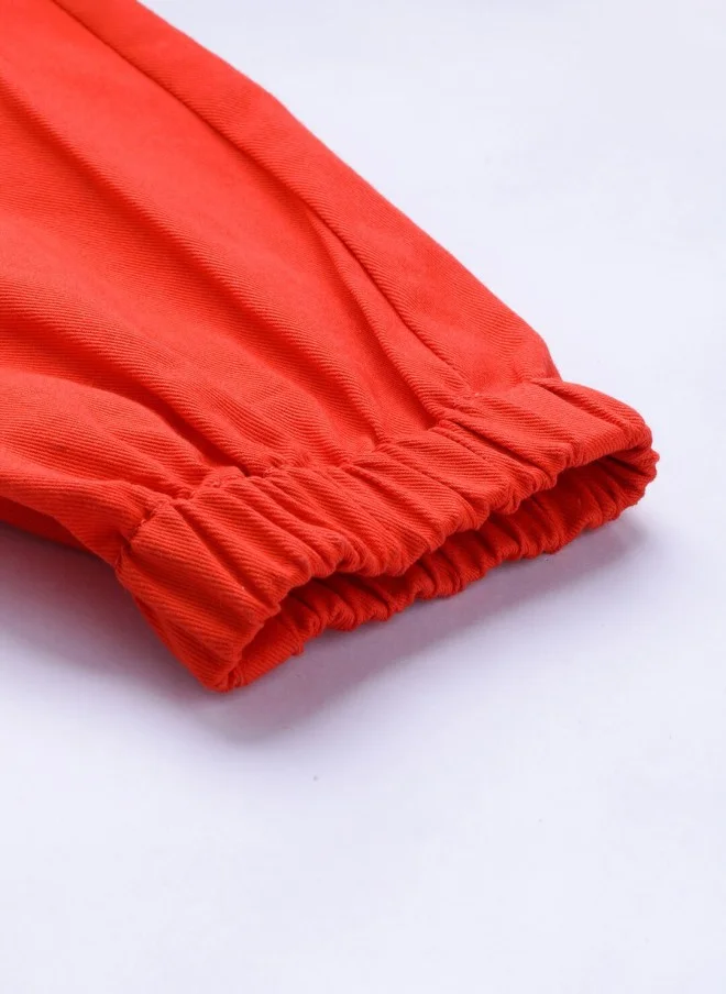 STREET 9  Orange Cargos for Women for Women | Best Price UAE
