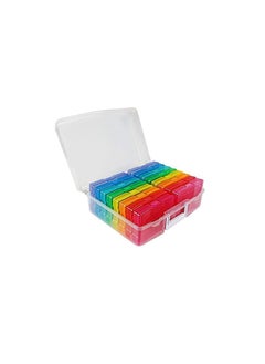 SYOSI Transparent Photo Case 4" x 6" Photo Box Storage - 16 Inner Photo Keeper Photo Organizer Cases Photos Storage Containers Box for Photos (Multi-Colored)  - Image 4