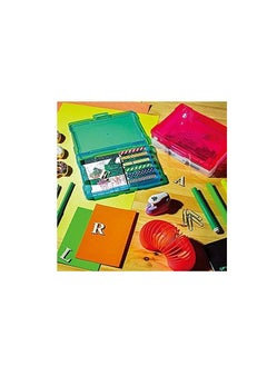 SYOSI Transparent Photo Case 4" x 6" Photo Box Storage - 16 Inner Photo Keeper Photo Organizer Cases Photos Storage Containers Box for Photos (Multi-Colored)  - Image 5