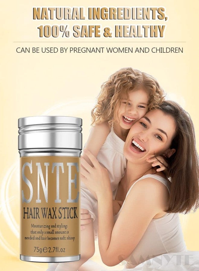 Samnyte Hair Wax Stick for Smoothing Flyaways & Taming Frizz, 3PCS - New Upgrade Slick Stick for Wigs, Women & Baby Hair - Image 5