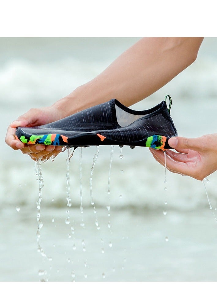 Generic Swimming Shoes For Women and Men Non Slip And Quick-dry Thermoplastic Rubber Sole Beach Water Shoes Socks For Pool Snorkeling Surfing Kayaking Walking Yoga  - Image 2