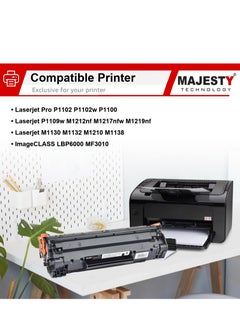 Majesty 85A CE285A Toner Cartridge Compatible with HP LaserJet P1006 P1102 P1102W P1109w MFP M1212nf M1217nfw MF3010 and Canon ImageClass LBP6000 LBP6030W MF3010 Black (2 Pieces)  - Image 4