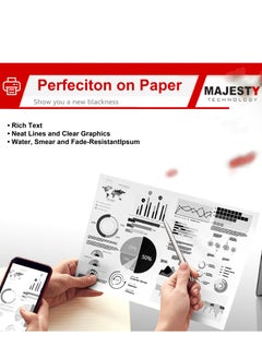 Majesty 85A CE285A Toner Cartridge Compatible with HP LaserJet P1006 P1102 P1102W P1109w MFP M1212nf M1217nfw MF3010 and Canon ImageClass LBP6000 LBP6030W MF3010 Black (2 Pieces)  - Image 5