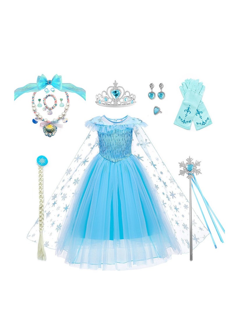 general Princess dress dress tuft dress with cape - Image 1