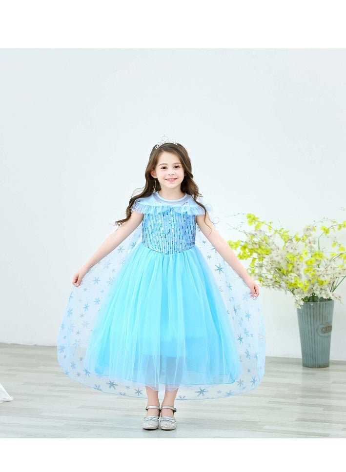 general Princess dress dress tuft dress with cape - Image 3