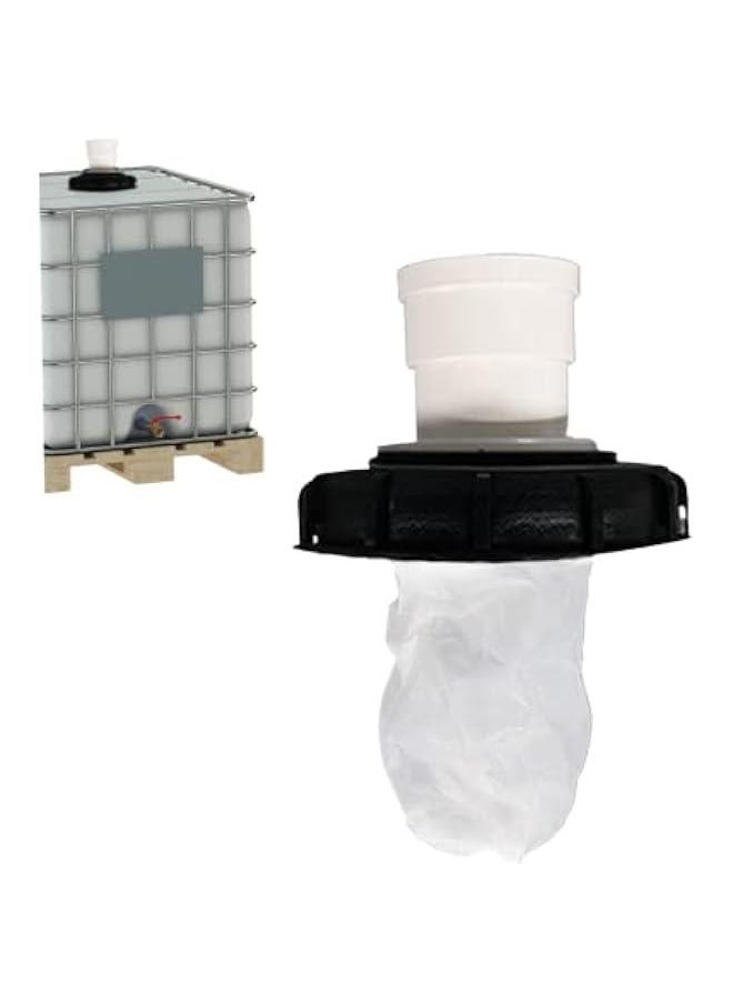 Generic - Rain Water Tank Filter IBC Tank Lid Filter Rainwater Tank Lid Nylon IBC Filter Adapter for Rainwater IBC Container 165mm - Image 1