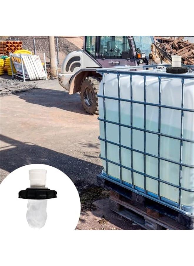 Generic - Rain Water Tank Filter IBC Tank Lid Filter Rainwater Tank Lid Nylon IBC Filter Adapter for Rainwater IBC Container 165mm - Image 1
