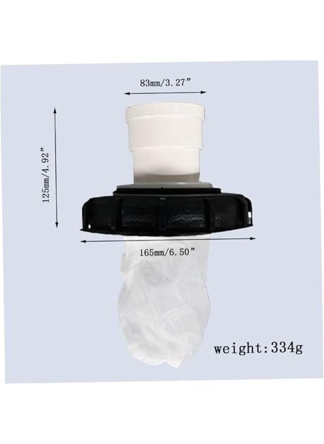 Generic - Rain Water Tank Filter IBC Tank Lid Filter Rainwater Tank Lid Nylon IBC Filter Adapter for Rainwater IBC Container 165mm - Image 1