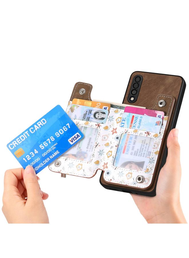 S-TOP Case For Samsung Galaxy A54 5G Retro Painted Zipper Wallet Back Phone Case - Image 4