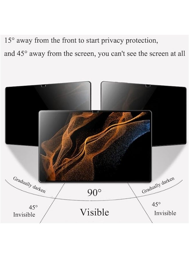 Privacy Screen Protector for Samsung Galaxy Tab S8 Ultra 5G 146 Inch 2022 Model SMX900 SMX906 Matte Anti Peep Scratch Resistant Soft Film - Image 2