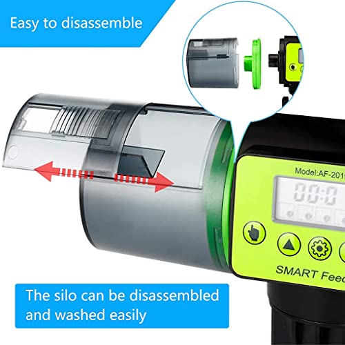 Qpets® 3 Way Automatic Fish Feeder Dispenser for Aquarium Timer Turtle Food Fish Tank Accessories Aquarium Auto Feeder for Marine Aquariums Pond (Updated Fish Feeder, Not Included Battary) - Image 2