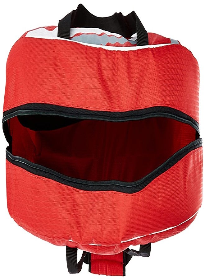 ترايامف مضرب تنس الريشة Triumph Velocity Graphite خفيف الوزن مع أوتار، وحقيبة Cosmic-3R أحادية الحجرة، باللونين الأحمر والرمادي. - Image 5