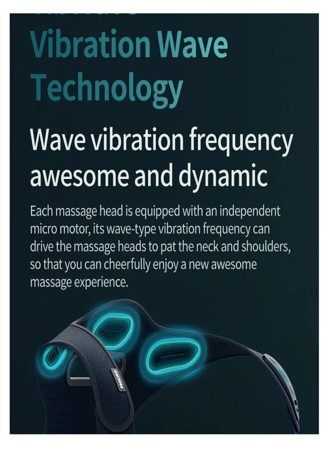 فيليبس جهاز تدليك الظهر اللاسلكي مع تسخين سريع واهتزاز عالي التردد وتذكير مصحح الوضعية - Image 4