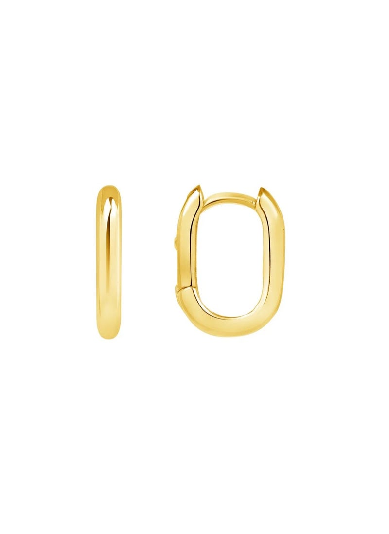 Urban Jewel Dainty Square Hoops  - Image 2