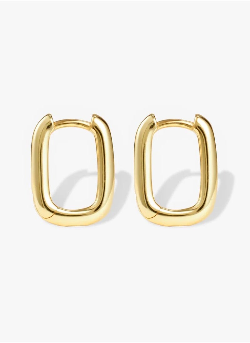 Urban Jewel Dainty Square Hoops  - Image 1