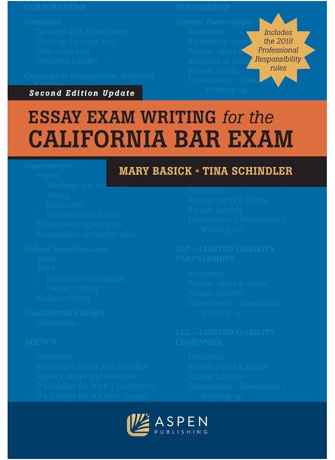 Essay Exam Writing for the California Bar Exam - pzsku/Z97C1E12DEC36D4E9D538Z/45/_/1737572244/9719f4b9-5324-4471-89f1-5a52cf9300d9