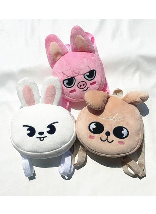 Straykids SKZOO Mini Cute Plush Backpack Schoolbag - Jiniret